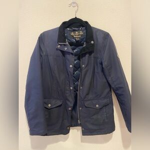 Navy Barbour Jacket